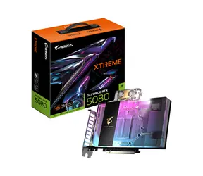GIGABYTE AORUS GeForce RTX 5080 XTREME WATERFORCE WB 16GB / 2805MHz / 16GB GDDR7 / 256-bit / 1x HDMI + 3x DP / 850W (16)