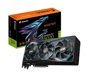 GIGABYTE GeForce RTX 5070 MASTER 12GB / 2165MHz / 12GB GDDR7 / 192-bit / 1x HDMI + 3x DP / 750W (16)