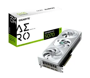 GIGABYTE GeForce RTX 5070 AERO OC 12GB / 2165MHz / 12GB GDDR7 / 192-bit / 1x HDMI + 3x DP / 750W (16)