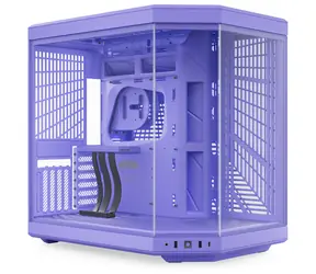 Hyte Y70 fialová / E-ATX / 2x USB-A 3.2 / 1x USB-C 3.2 / bez zdroje / průhledná bočnice / riser kabel