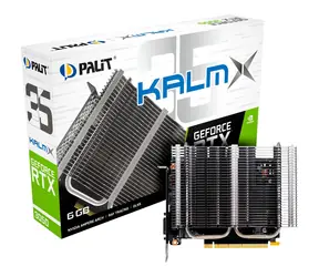 PALIT GeForce RTX 3050 KalmX 6GB / 1042 - 1470 MHz / 6GB GDDR6 / 96-bit / 1x HDMI + 1x DP / 70W