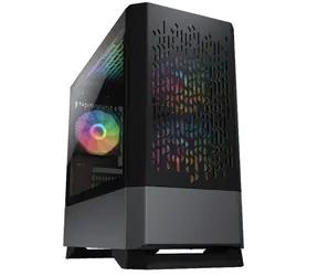 COUGAR MG140 Air RGB černá / PC skříň / micro-ATX / mini-ITX / RGB / průhledná bočnice / bez zdroje