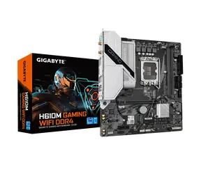 GIGABYTE H610M GAMING WIFI / H610M / LGA 1700 / 2x DDR4 / 4x SATA III / 6x USB / 1x PCIE x16 / 1x GLAN / 1x M.2 / mATX