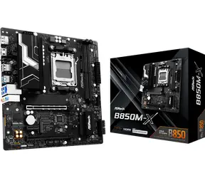ASRock B850M-X / AMD B850 / DDR5 / SATA III / USB 3.2 / 2.5GLAN / sc.AM5 / mATX