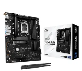 ASRock B860  Pro-A WiFi / B860 / LGA 1851 / 4x DDR5 / PCIEx 16 / 2.5GLAN / Wi-Fi / ATX