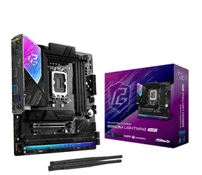 ASRock B860M Lightning WiFi / B860 / LGA 1851 / 4x DDR5 / PCIEx 16 / 2.5GLAN / Wi-Fi / mATX