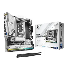 ASRock B860M Steel Legend WiFi  / B860 / LGA 1851 / 4x DDR5 / PCIEx 16 / 2.5GLAN / Wi-Fi / mATX
