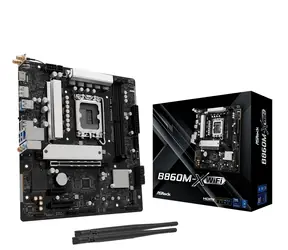 ASRock B860M-X WiFi / B860 / LGA 1851 / 2x DDR5 / PCIEx 16 / 2.5GLAN / Wi-Fi / mATX