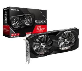 ASRock Radeon RX6600 Challenger 8G / 2044 MHz / 8GB GDDR6 / 128-bit / 1xHDMI + 3x DP / (8)