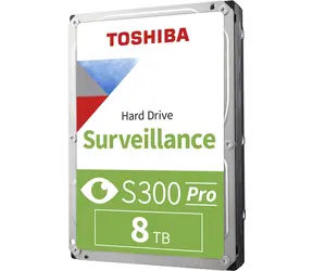 Toshiba S300 Pro Surveillance 8TB / 3.5" / 7 200 rpm / 512MB cache / SATA III / Interní / Bulk