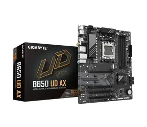 GIGABYTE B650 UD AX / B650 / AM5 / 4x DDR5 / PCIEx16 / GLAN / ATX