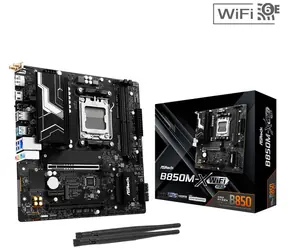 ASRock B850M-X Wifi R2.0 / AMD B850 / DDR5 / SATA III / USB 3.2 / 2.5GLAN / Wi-Fi 6E / sc.AM5 / mATX