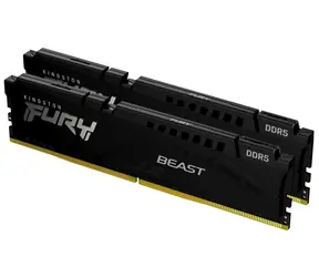Kingston Fury Beast Black 128GB (2x 64GB) DDR5 5600MHz / CL36 / DIMM / EXPO / XMP / 1.35V