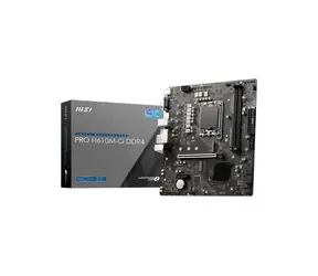 MSI PRO H610M-G DDR5 / H610 / LGA 1700 / 2x DDR5 / PCIEx16 / 1x GLAN / microATX