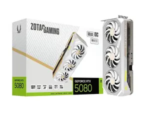 ZOTAC GAMING RTX 5080 Solid OC White 16GB / 2640MHz / 16GB GDDR7 / 256-bit / 1x HDMI + 3x DP / 850W (16)