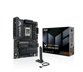 ASUS TUF GAMING X870E-PLUS WIFI / AMD X870 / DDR5 / SATA III RAID / USB / 2.5GLAN / M.2 / sc.AM5 / ATX