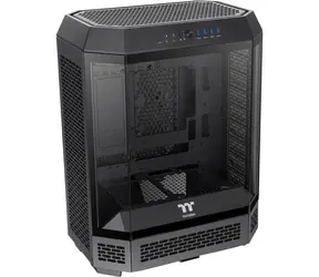 Thermaltake The Tower 600 černá / ATX / 4x USB-A 3.2 / 1x USB-C 3.2 / 2x120mm / bez zdroje / průhledná bočnice