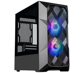Cooler Master TD300 Mesh černá / mATX / 2x USB-A 3.0 / 2x120mm / bez zdroje / průhledná bočnice