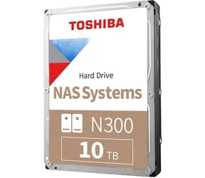 Toshiba N300 NAS 10TB bulk / HDD / 3.5" / SATA III / 7 200 rpm / 512 MB cache / Interní
