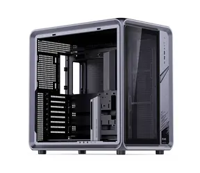 Jonsplus BO400 černá / ATX / 1x USB-A 3.0 / 2x USB-C 3.1 / bez zdroje / průhledná bočnice / prachové filtry