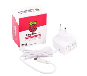 Raspberry Pi napájecí zdroj USB-C 5.1V 3A pro Raspberry Pi 4B EU bílá