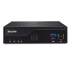 Shuttle XPC slim Barebone DH610 černá / Bez CPU (LGA1700/Alder Lake-S) / 2xDDR4 / 1xSATA / 1x M.2 / 2xLAN / Bez OS