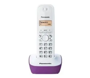 Panasonic KX-TG1611FXF / přenosný telefon / CLIP / paměť na 50 jmen / purpurový