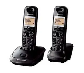 Panasonic KX-TG2512FXT TwinPack / přenosný telefon / CLIP / paměť na 50 jmen / černý
