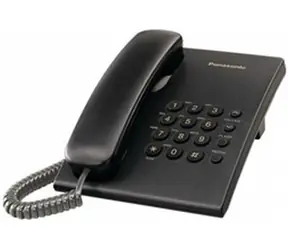 Panasonic KX-TS500FXB / Jednolinkový telefon / černý