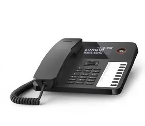 Gigaset DESK 600 černá / drátový telefon / displej