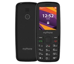 myPhone 6410 LTE černá / 2.4" / Dual-SIM / Bluetooth / microSD / FM rádio / LED svítilna / 1400 mAh
