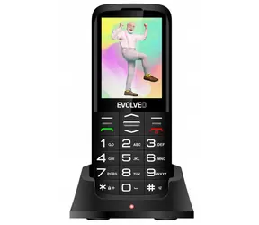 EVOLVEO EasyPhone XO + nabíjecí stojánek černá / 2.8" / 0.3MP / DualSIM / microSDHC