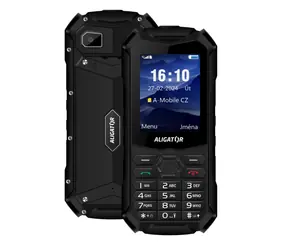 Aligator R35 eXtremo černá / 2.4" TFT / 1.3MP / Dual-SIM / microSD(až 256GB) / P68 / KAiOS