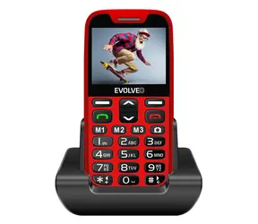 EVOLVEO EasyPhone XR + stojánek červená / 2.3" / 0.3MP / SOS / microSDHC