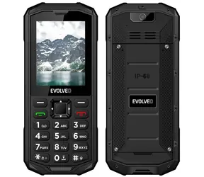 EVOLVEO StrongPhone X5 černo-šedá / 2.4" / 0.3MP / Dual-SIM / IP68