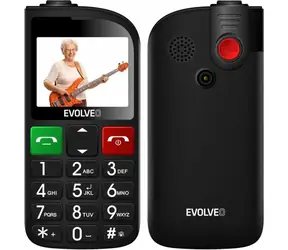 EVOLVEO EasyPhone FL + stojánek černá / 2.3" / 0.08MP / SOS / microSDHC