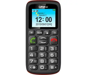 Maxcom MM428 černá / 1.8" / microSD do 4GB / SOS tlačítko / Micro USB