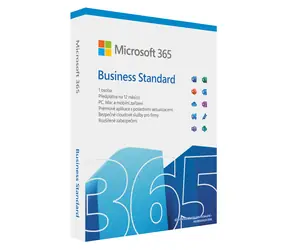 Microsoft 365 Business Standard CZ / PC & Mac / 64 bit / Bez média / Krabicová licence