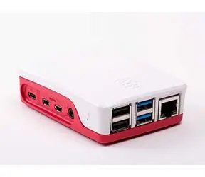 Raspberry case Original bílo-růžová pro Raspberry Pi 4 B
