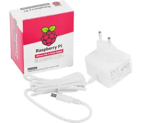 Raspberry Pi napájecí adaptér 3A pro Rpi 4 / bílá / RB-Netzteil4-W