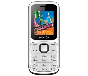 Aligator D210 Dual sim bílo-černý