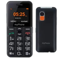myPhone HALO Easy černá / 1.77" / FM / 0.3MP / micorSD / SOS funkce