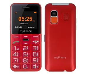 myPhone HALO Easy červená / 1.77" / FM / 0.3MP / micorSD / SOS funkce