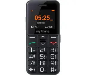 myPhone HALO Easy černá / 1.77" / FM / 0.3MP / micorSD / SOS funkce