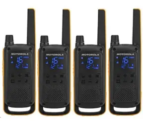 Motorola TLKR T82 Extreme QuadPack / 4x vysílačka / LCD / dosah 10km / 16 kanálů + 121 kódů