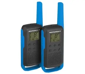 Motorola TLKR T62 modrá / 2x vysílačka / LCD / dosah 8km / 16 kanálů
