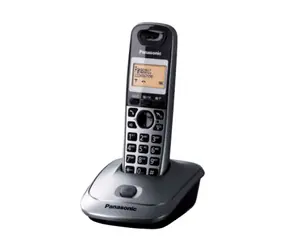 Panasonic KX-TG2511FXM sříbrná / DECT bezdrátový telefon / 3-řádk. displej / konference