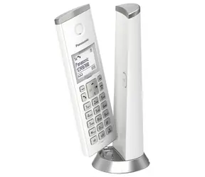 Panasonic KX-TGK210FXW bílá / DECT bezdrátový telefon / 3-řádk. displej / LED indikátor