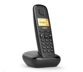 Gigaset A170 černá / DECT bezdrátový telefon / LCD displej