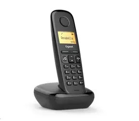 Gigaset A270 černá / DECT bezdrátový telefon / LCD displej